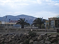 Mandelieu, with a hill in the background