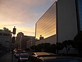 Sun reflecting off skyscraper