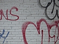 Wall with graffiti