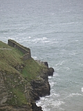 Ruins of Tintagel Castle 9: Down to the sea 2