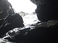 Merlin's Cave 8: wet rocks