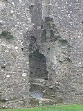 Restormel Castle 31: Crumbling masonry