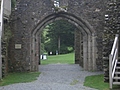 Restormel Castle 32: looking out of the main gate
