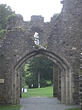 Restormel Castle 33: looking out of the main gate 2