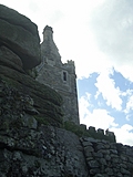 First glimpse of the castle