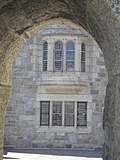 Through the stone arch
