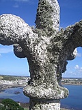 Encrusted stone cross 3