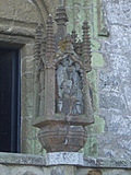 Statue outside the church