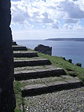 Shallow stone steps