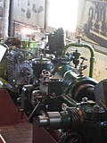 Industrial engines from boats or mills: 1