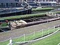 Longboat in the lock