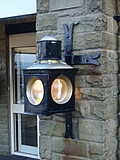 Light outside hotel