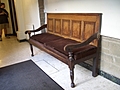 Church pew bench