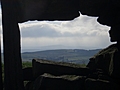 Through the dry stone wall