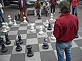 Playing chess in Amsterdam
