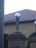 Ornate gothic lamp
