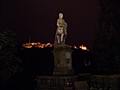 Statue at night