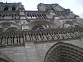 Looking up to the saints of Notre Dame