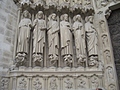 Statuary on Notre Dame cathedral