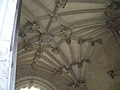 Vaulted stone ceiling