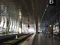 Enpty platform at Frankfurt airport