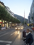 Crossing the road