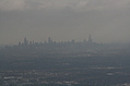 Chicago skyline from the air
