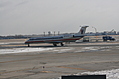 Chicago airport: American Airlines aeroplane 2