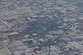 Snowy fields patchwork quilt