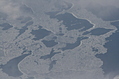 Clouds over ice on Lake Michigan 1