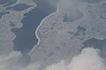 Clouds over ice on Lake Michigan 2