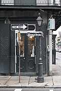 Bourbon lamppost