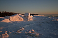 Ice Mountains in the Setting Sun 1