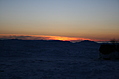 Snow on fire
