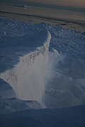 Snowbank and trough 2