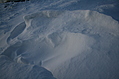 Footprints in the snow