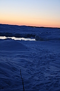 Footprints in the snow 2