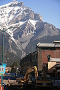 Road Works in Banff.
