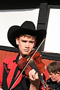 Banf BBQ fiddler boy