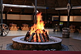 Banf BBQ indoor fire