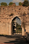 Gate in Pisa city walls 1