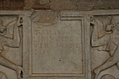 Second century sarcophagus 3: the inscription