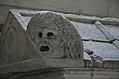 Theatrical mask from late Roman stone coffin 2