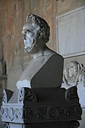 Bust of a bearded man