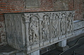 Richly carved sarcophagus