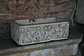 Stone coffin for the burial of a child