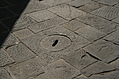 Stone man-hole cover