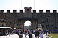 Fortified city wall