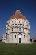 Wide angle baptistry