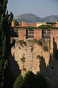 City wall in the early evening sun